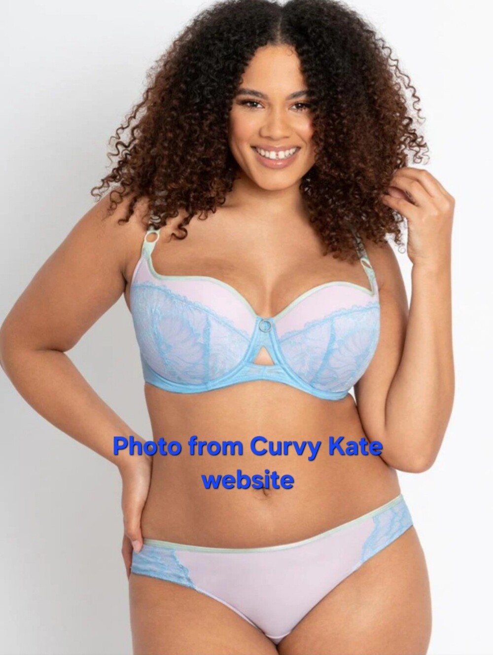 CURVY KATE Emboost 34GG UK bra and L panty SET US bra size 34J